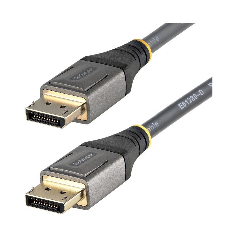 StarTech.com Câble DisplayPort 1.4 Certifié VESA 2m - 8K 60Hz HDR10 - Vidéo Ultra HD 4K 120Hz - Cordon Moniteur/Écran DP 1.4 - Câble DisplayPort vers DisplayPort - M/M