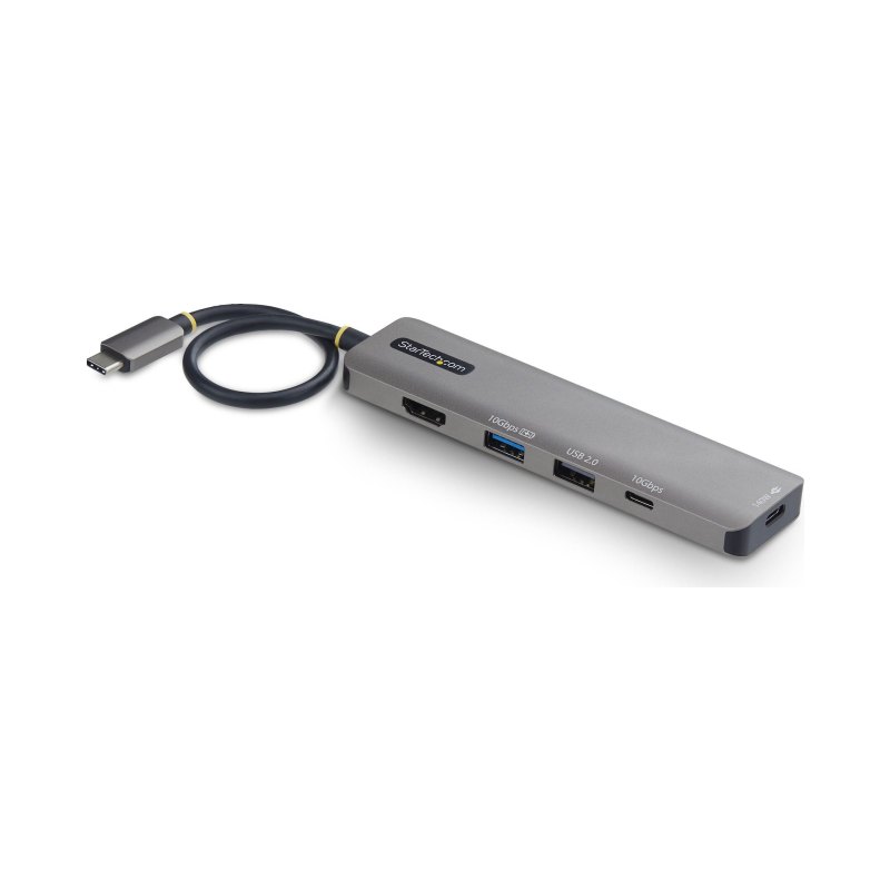 StarTech.com Adaptateur Multiport USB-C vers HDMI avec Charge PD 140W, 4K 60Hz, Hub USB 10 Gbps, Mini Dock Type-C pour MacBook / Dell / Thinkpad / HP
