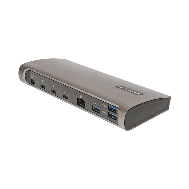 StarTech.com USB-C Docking Station for MacBook Pro / Air M1 M2 M3 M4 M5 & Windows, Universal Dual 4K 60Hz / Single 8K Thunderbolt Dock, 96W Laptop Charging