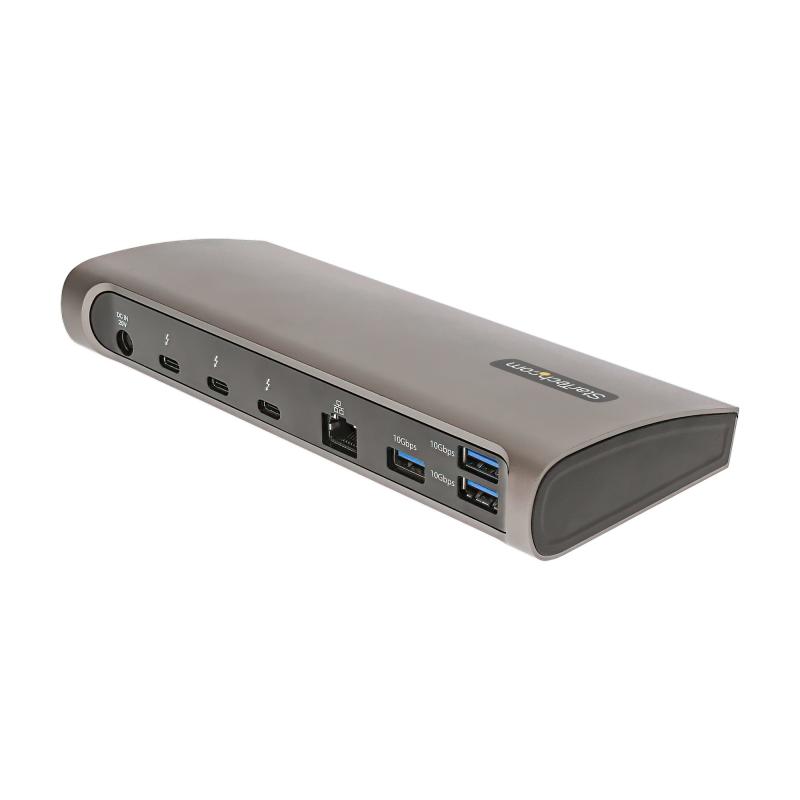 StarTech.com USB-C Docking Station for MacBook Pro / Air M1 M2 M3 M4 M5 & Windows, Universal Dual 4K 60Hz / Single 8K Thunderbolt Dock, 96W Laptop Charging