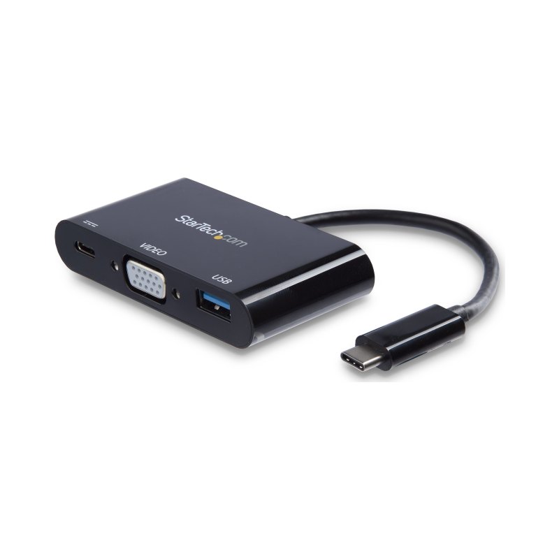 StarTech.com USB-C VGA Multiport Adapter - USB 3.0 Port - 60W PD