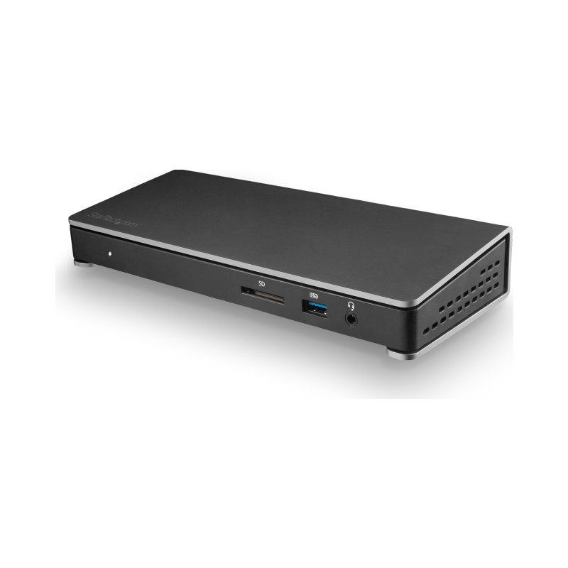 StarTech.com Thunderbolt 3 Dock - Dual Monitor 4K 60Hz TB3 Laptop Docking Station with DisplayPort - 85W Power Delivery Charging - 6-Port USB 3.0 Hub, SD 4.0, GbE, Audio - Windows & Mac