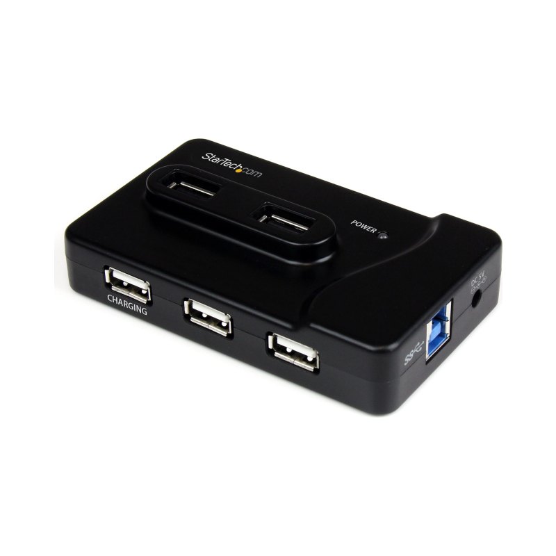 StarTech.com Hub combiné USB 3.0/2.0 6 ports avec port de charge