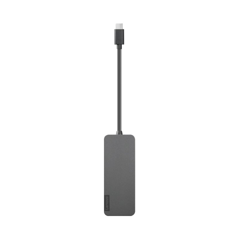 Lenovo 4X90X21427 interface hub USB 3.2 Gen 2 (3.1 Gen 2) Type-C 20000 Mbit/s Grey