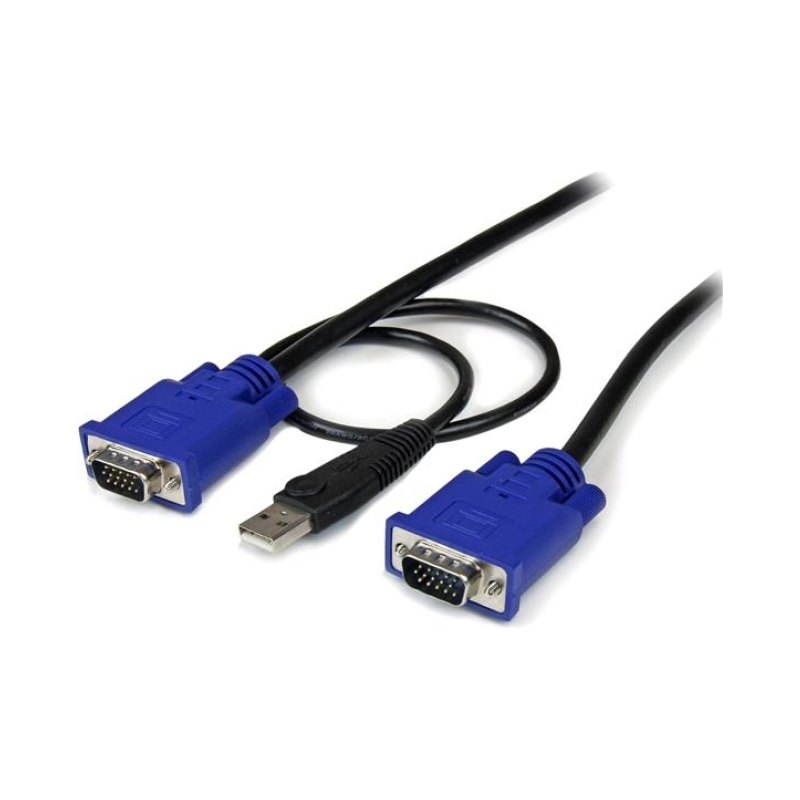 StarTech.com 10 ft Ultra Thin USB VGA 2-en-1 KVM Cable