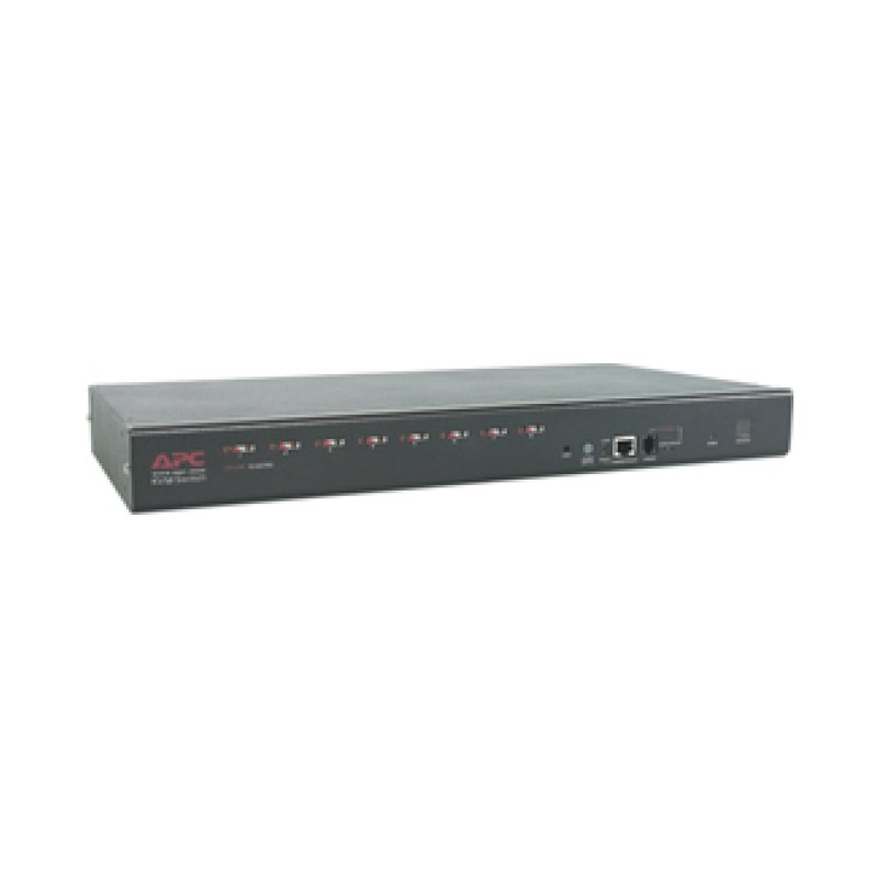 APC 8 Port Multi-Platform Analog KVM KVM switch Rack mounting