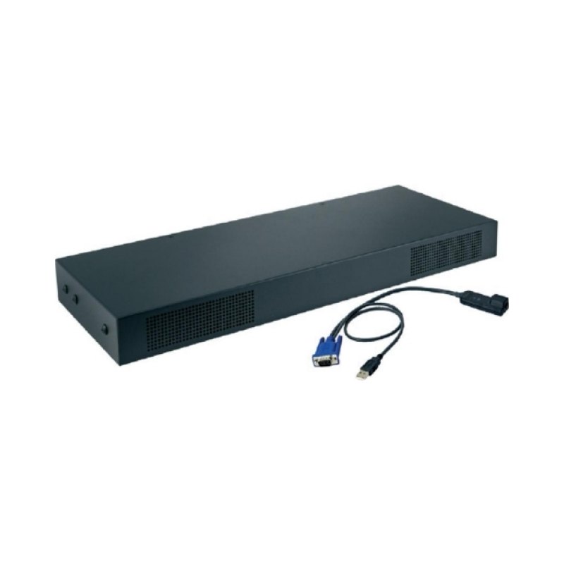 Lenovo 1754A1X KVM switch Rack mounting Black