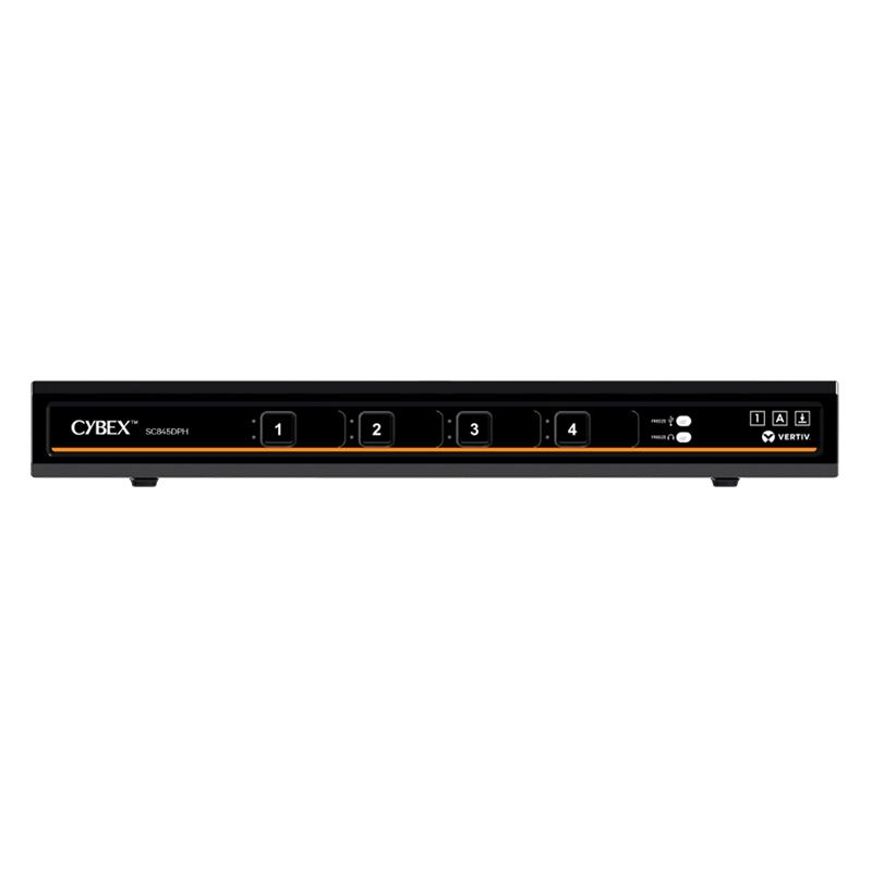 Vertiv SC945DPHC-400 commutateur écran, clavier et souris Noir