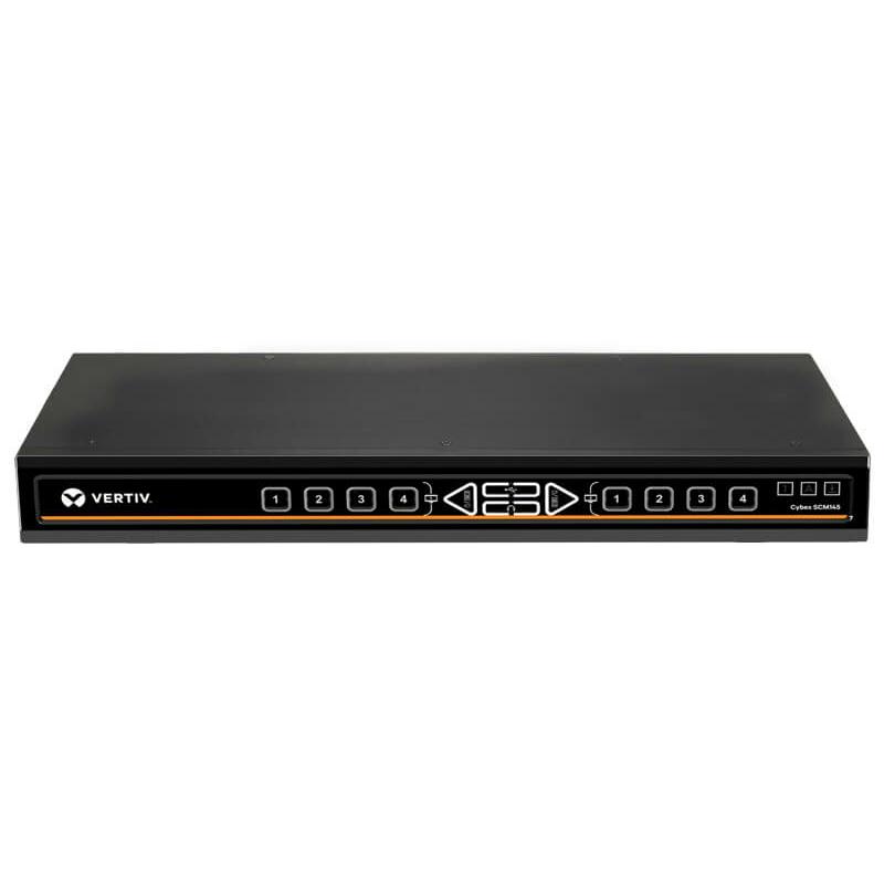 Vertiv SCM145DPH-400 commutateur écran, clavier et souris Noir