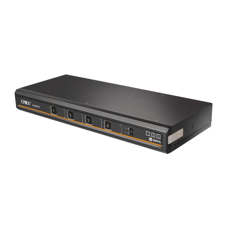 Vertiv SC845DPH-400 commutateur écran, clavier et souris Noir