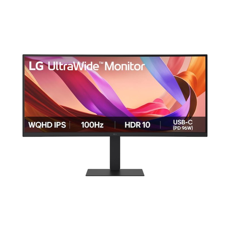 LG 34" 21:9 UltraWide WQHD (3440x1440) IPS Monitor HDR10 with sRGB 99% (Typ.), All-in-one USB-C Connectivity