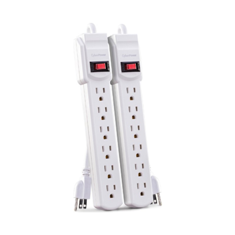 CyberPower MP1044NN power extension 0.6 m 6 AC outlet(s) Indoor White