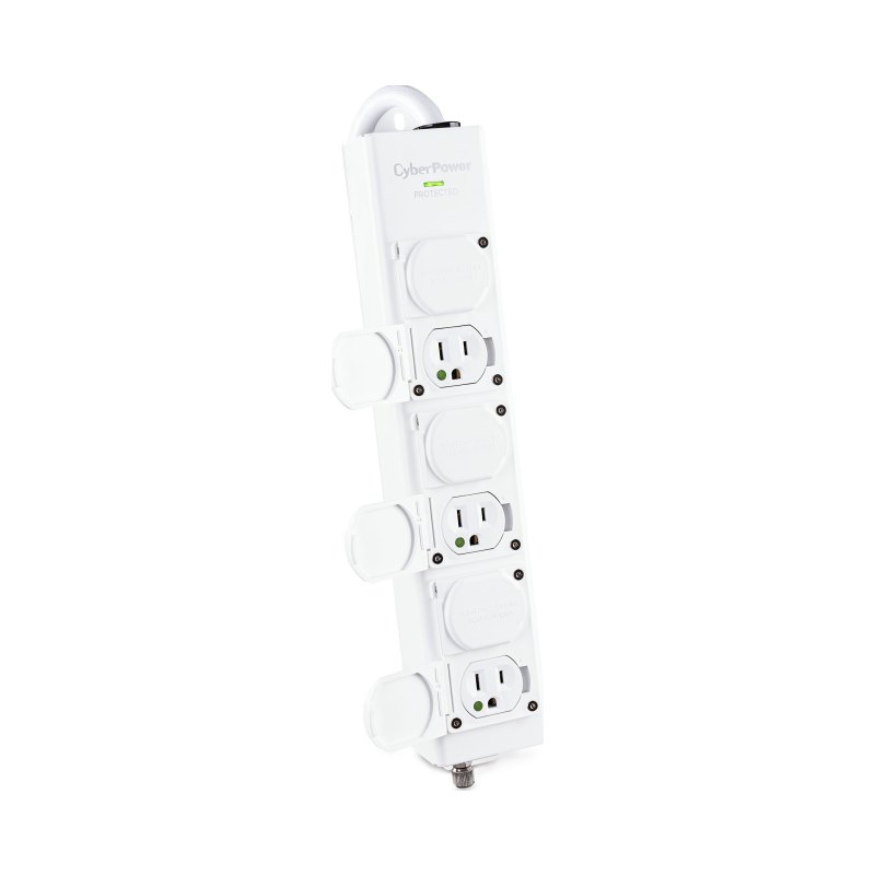 CyberPower MPV615S surge protector White 6 AC outlet(s) 100 - 125 V 4.6 m