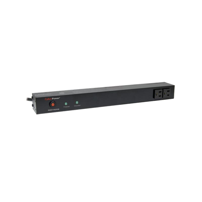 CyberPower RKBS15S2F8R protection surtension Noir 10 sortie(s) CA 120 V 4,57 m