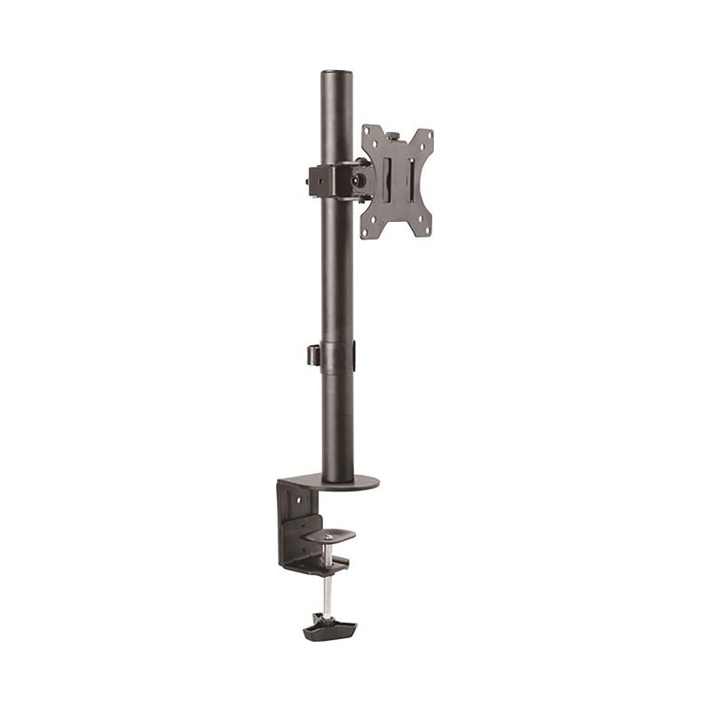 StarTech.com Single Monitor Desk Mount - Single Screen Heavy Duty Pole Mount for up to 34" (17.6lb/8kg) VESA Compatible Displays - Ergonomic Height Adjustable Monitor Arm Mount - Desk Clamp/Grommet