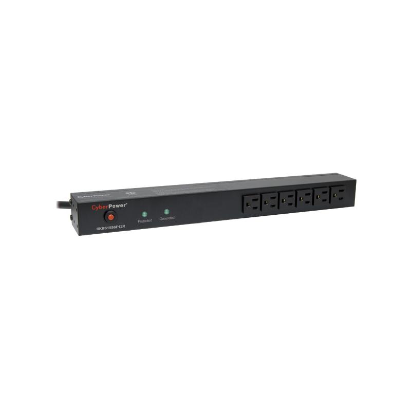 CyberPower RKBS15S6F8R protection surtension Noir 14 sortie(s) CA 120 V 4,57 m