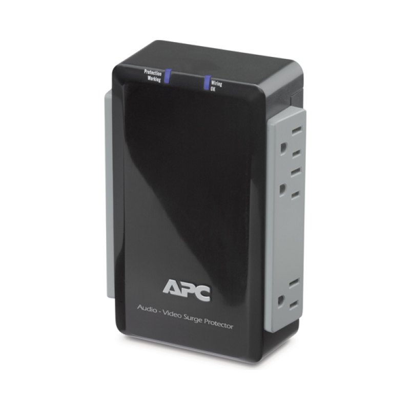 APC P6V surge protector Black 6 AC outlet(s) 120 V
