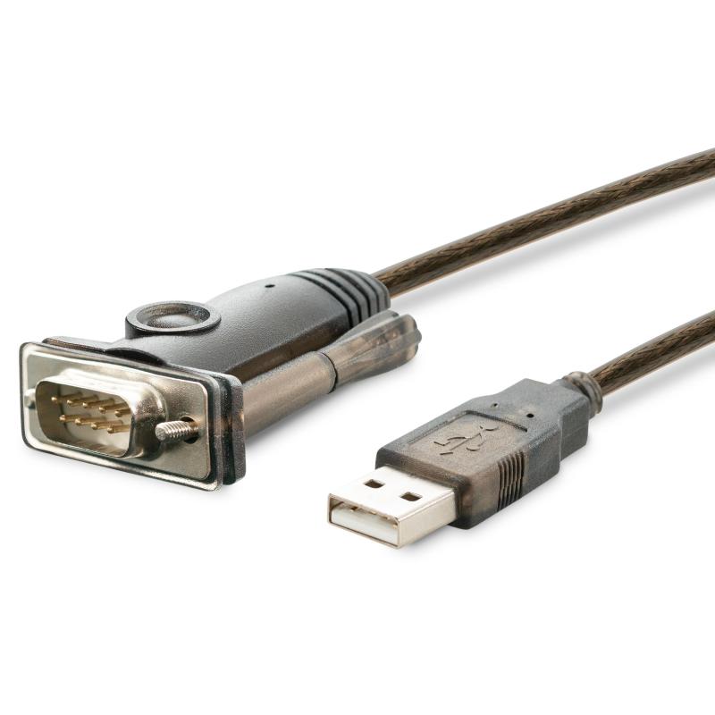 Plugable Technologies PL2303-DB9 câble Série Bleu, Argent 0,6 m USB Type-A DB-9