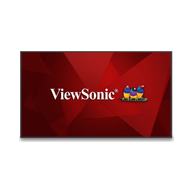 Viewsonic CDE6530 Écran d'affichage dynamique Écran plat de signalisation numérique 165,1 cm (65") LCD Wifi 450 cd/m² 4K Ultra HD Noir Intégré dans le processeur Android 11 24/7
