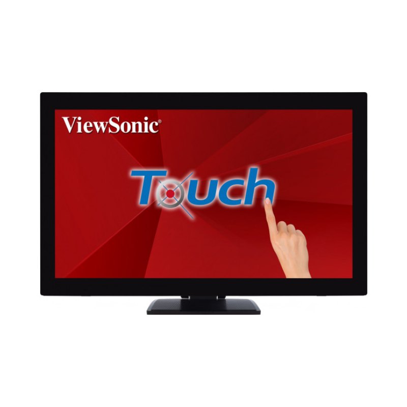 Viewsonic TD2760 écran plat de PC 68,6 cm (27") 1920 x 1080 pixels Full HD LED Écran tactile Multi-utilisateur Noir