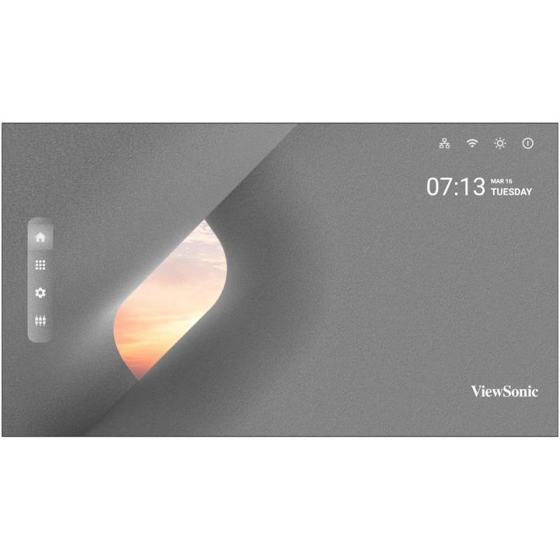 Viewsonic LDM163-182 Écran d'affichage dynamique Écran plat de signalisation numérique 4,14 m (163") LED Wifi 600 cd/m² Noir Android 9