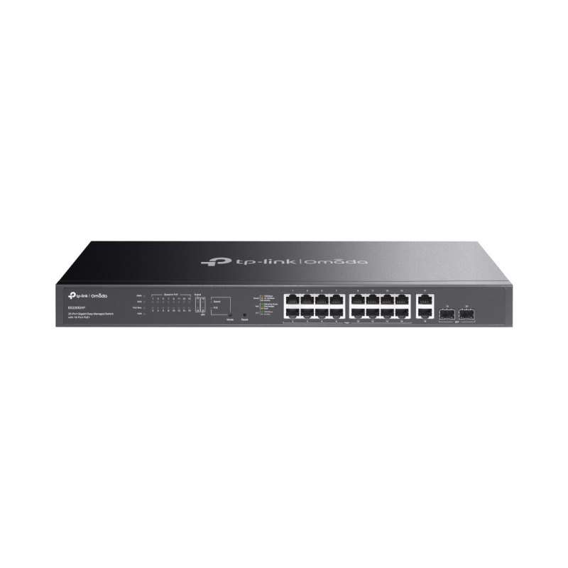 TP-Link Omada ES220GMP network switch Managed L2 Gigabit Ethernet (10/100/1000) Power over Ethernet (PoE) Black