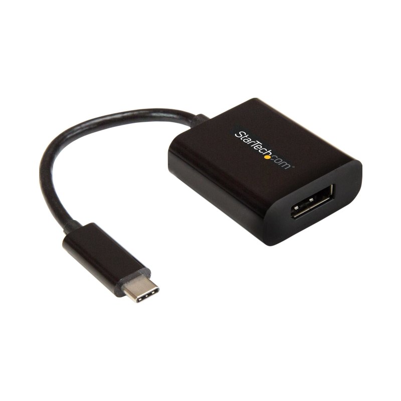StarTech.com Adaptateur USB-C vers DisplayPort - 4K 60Hz/8K 30Hz - Dongle USB Type-C vers DP 1.4 HBR2 - Adaptateur USB-C Vidéo Compact (DP Alt Mode) - Compatible Thunderbolt 3 - Noir