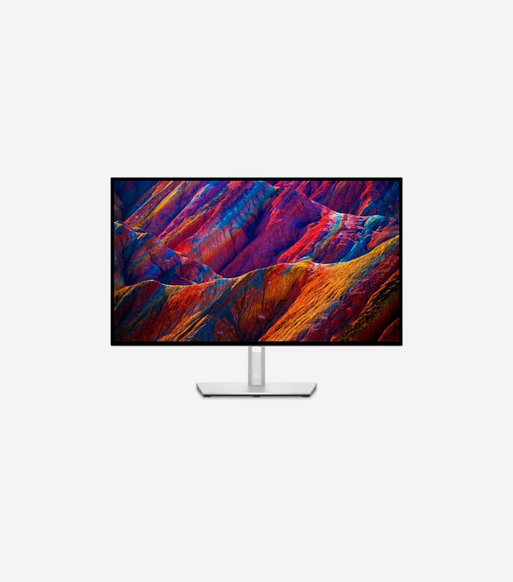 Dell UltraSharp U2723QE 27" Class 4K UHD LCD Monitor - 16:9 - Black, Silver - 27" Viewable - In-plane Switching (IPS) Black Technology