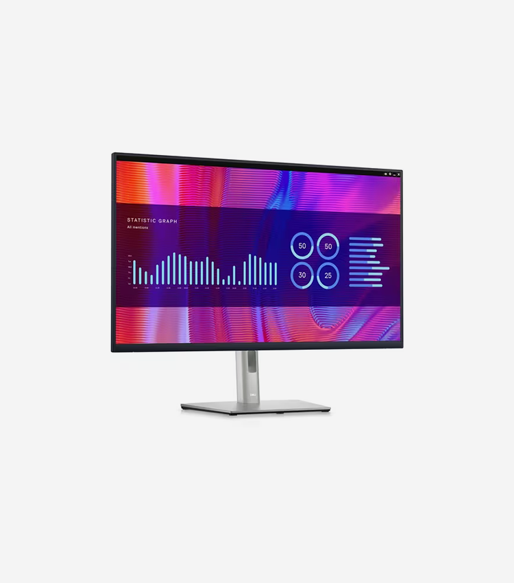 Dell P3223DE 32" Class QHD LCD Monitor - 16:9 - Black, Silver - 31.5" Viewable - In-plane Switching (IPS) Black Technology