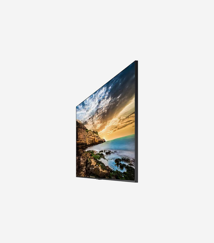 Samsung Professional Display QET Series - 85" LCD - Vertical Alignment (VA) - 16 Hours/ 7 Days Operation - 3840 x 2160 - Direct LED - 300 cd/m² - 2160p - HDMI - USB - SerialEthernet - Tizen 4.0