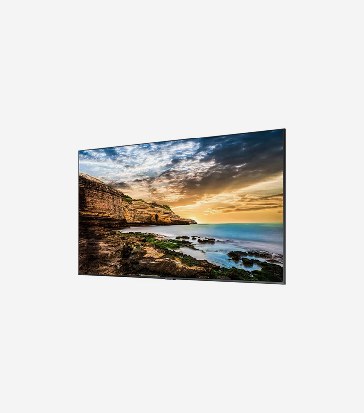 Samsung 75" Professional Display QET Series - 75" LCD - ARM Cortex A72 1.70 GHz - 2 GB - 3840 x 2160 - Direct LED - 300 cd/m² - 2160p - HDMI - USB - SerialEthernet - Tizen 4.0, VDLinux