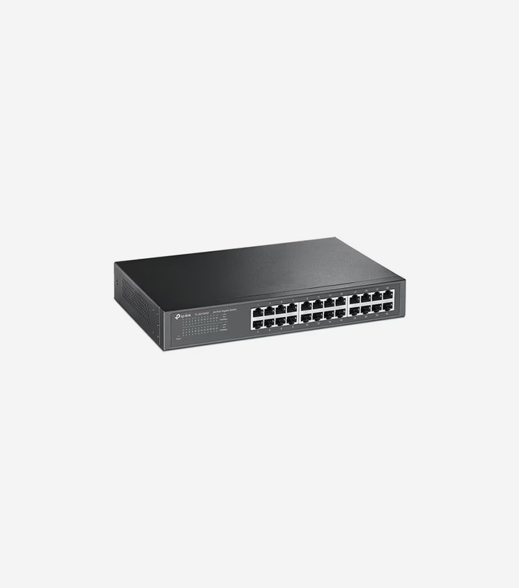 TP-Link TL-SG1024D 24-Port Gigabit Desktop Switch - 24 Ports - Gigabit Ethernet