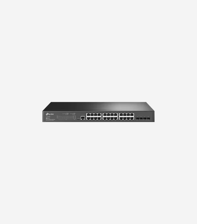 TP-Link JetStream 24-Port Gigabit L2 Managed Switch with 4 SFP Slots - 24 Ports - Manageable