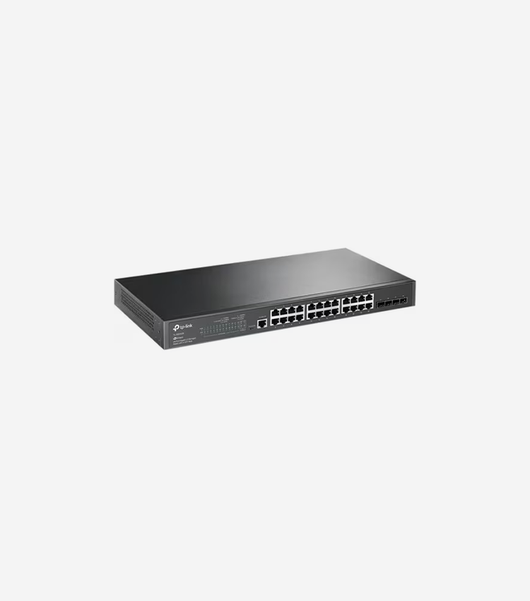 TP-Link JetStream 24-Port Gigabit L2 Managed Switch with 4 SFP Slots - 24 Ports - Manageable