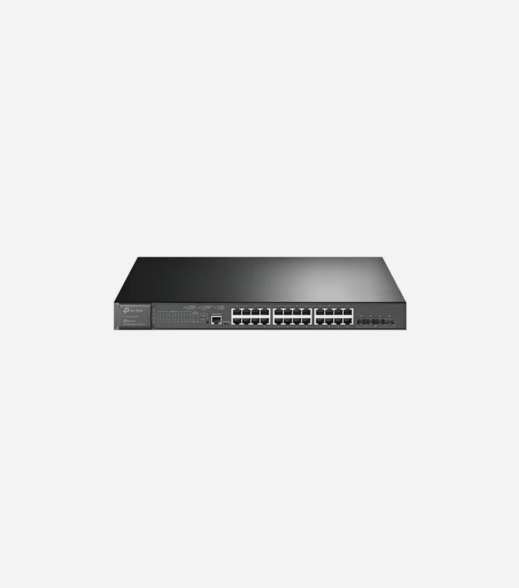 TP-Link Omada SG3428XMP Ethernet Switch - 24 Ports - Manageable - Gigabit Ethernet, 10 Gigabit Ethernet