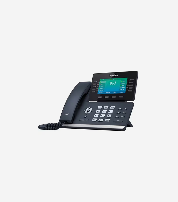 Yealink T54W IP Phone - Corded/Cordless - Corded/Cordless - Bluetooth - Wall Mountable, Desktop - Classic Gray - 16 x Total Line - VoIP - 4.3" - IEEE 802.11a/b/g/n/ac - 2 x Network (RJ-45) - PoE Ports