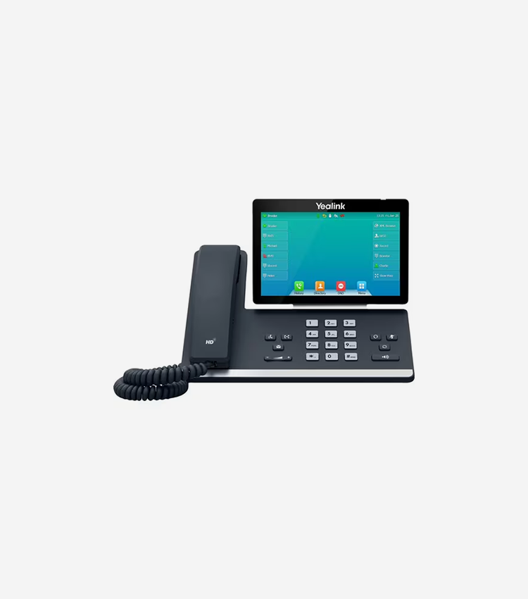 Yealink SIP-T57W IP Phone - Corded/Cordless - Corded/Cordless - Bluetooth - Wall Mountable, Desktop - Classic Gray - 16 x Total Line - VoIP - 7" - IEEE 802.11a/b/g/n/ac - 2 x Network (RJ-45) - PoE Ports