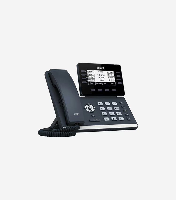 Yealink SIP-T53 IP Phone - Corded/Cordless - Corded - DECT, Bluetooth - Wall Mountable, Desktop - Classic Gray - 12 x Total Line - VoIP - 3.7" - 2 x Network (RJ-45) - PoE Ports