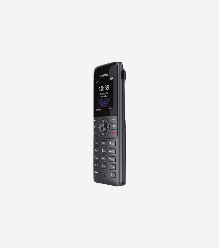 Yealink DECT Handset - Cordless - DECT - 1.8" Screen Size - Headset Port - 1 Day Battery Talk Time - Space Gray