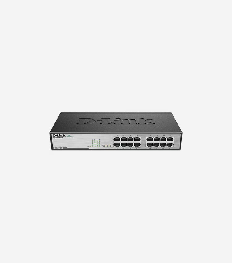 D-Link DGS 1016D - switch - 16 ports - unmanaged - rack-mountable