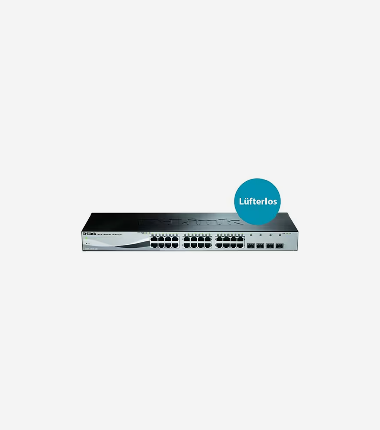 D-Link Web Smart DGS-1210-28P - switch - 24 ports - managed - rack-mountable