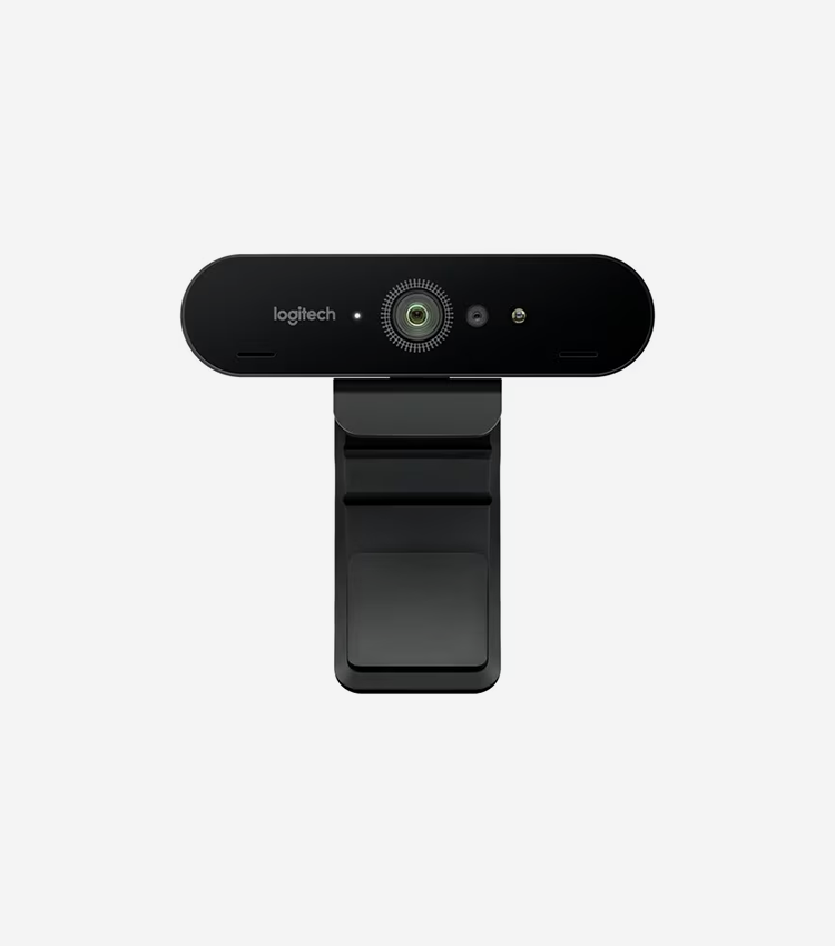 Logitech BRIO Webcam - 90 fps - Black - USB 3.0 - 4096 x 2160 Video - Auto-focus - Clip, Tripod Mount - 5x Digital Zoom - Microphone - Notebook, Monitor