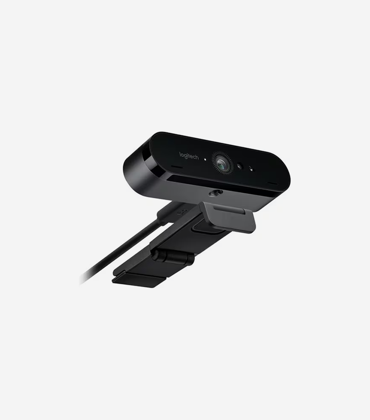 Logitech BRIO Webcam - 90 fps - Black - USB 3.0 - 4096 x 2160 Video - Auto-focus - Clip, Tripod Mount - 5x Digital Zoom - Microphone - Notebook, Monitor