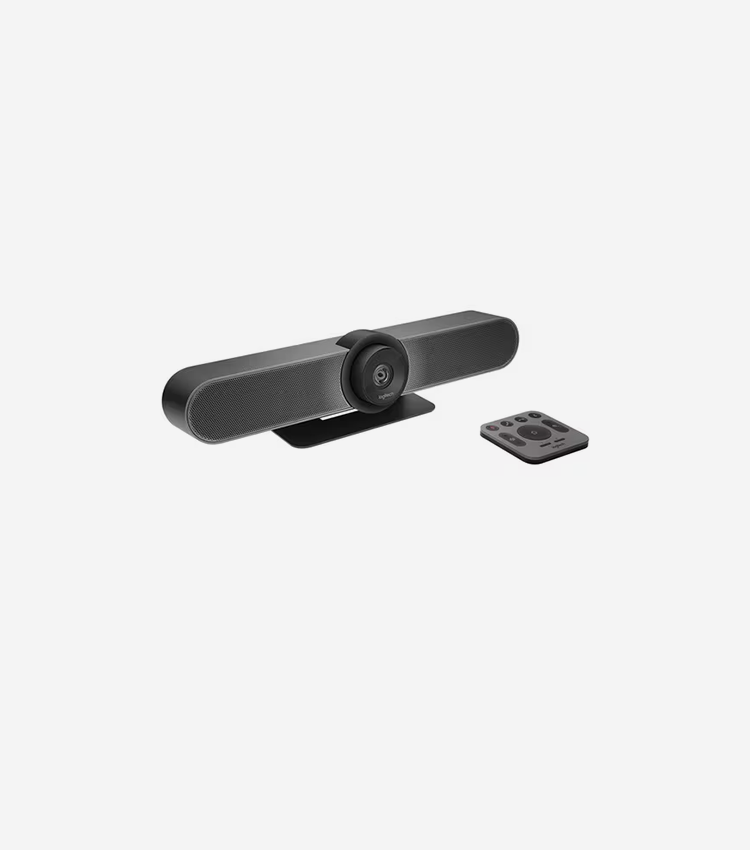 Logitech ConferenceCam MeetUp Video Conferencing Camera - 30 fps - Black - USB 2.0 - 3840 x 2160 Video - 120° Angle - Wall - Microphone - Notebook