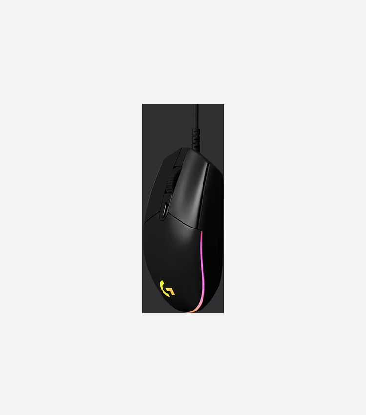 Logitech G203 Gaming Mouse - Cable - Black - 1 - USB - 8000 dpi - 6 Button(s)