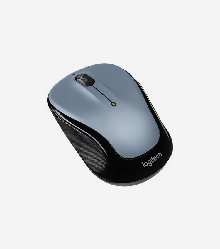 Logitech M325s Wireless Mouse - Optical - Wireless - Radio Frequency - 2.40 GHz - Dark Silver - USB - 1000 dpi - Tilt Wheel - 5 Button(s) - 3 Programmable Button(s) - Small Hand/Palm Size