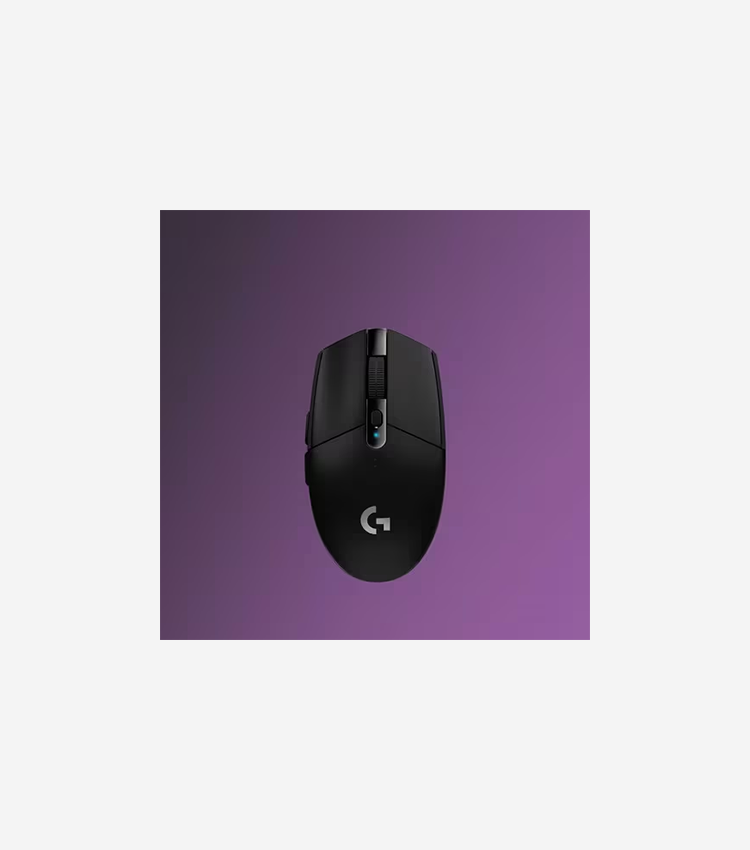 Logitech G305 Mouse - Optical - Wireless - Black - 6 Button(s)