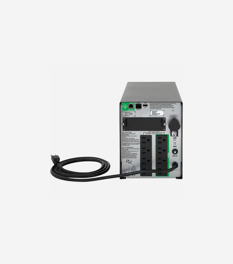 APC by Schneider Electric Smart-UPS 1000VA LCD 120V with SmartConnect - Tower - 3 Hour Recharge - 120 V Input - 120 V AC Output - Sine Wave - 8 x NEMA 5-15R - 8 x Battery/Surge Outlet