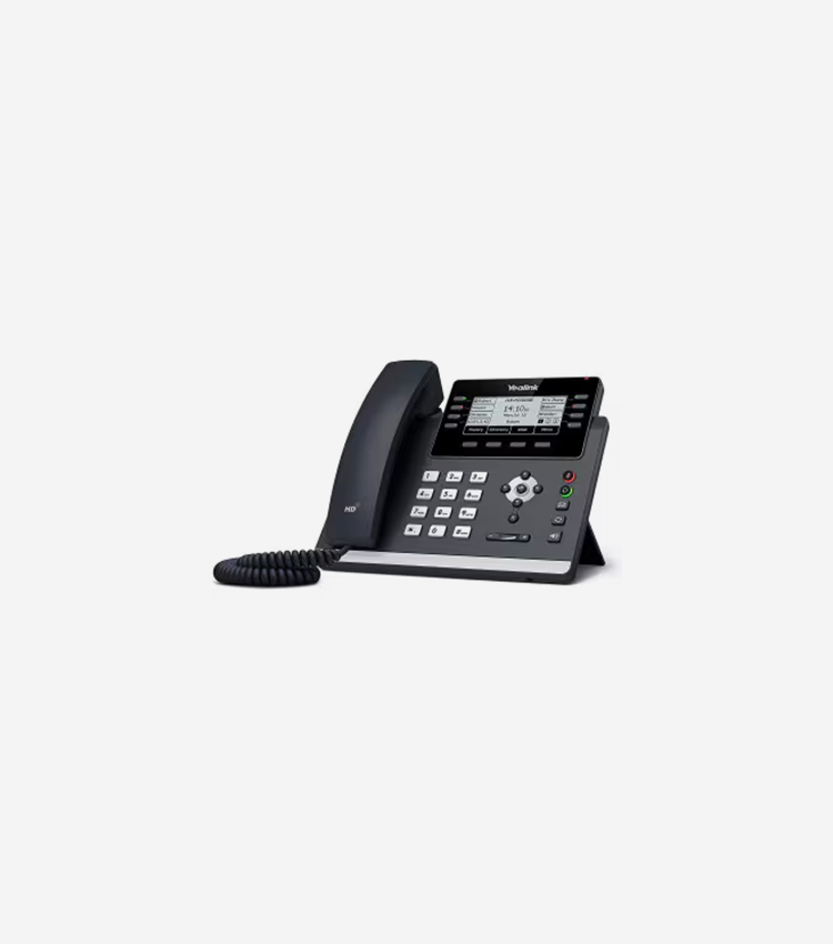 Yealink SIP-T44U IP Phone - Corded - Corded/Cordless - Wi-Fi - VoIP - 2.8" - 2 x Network (RJ-45) - PoE Ports