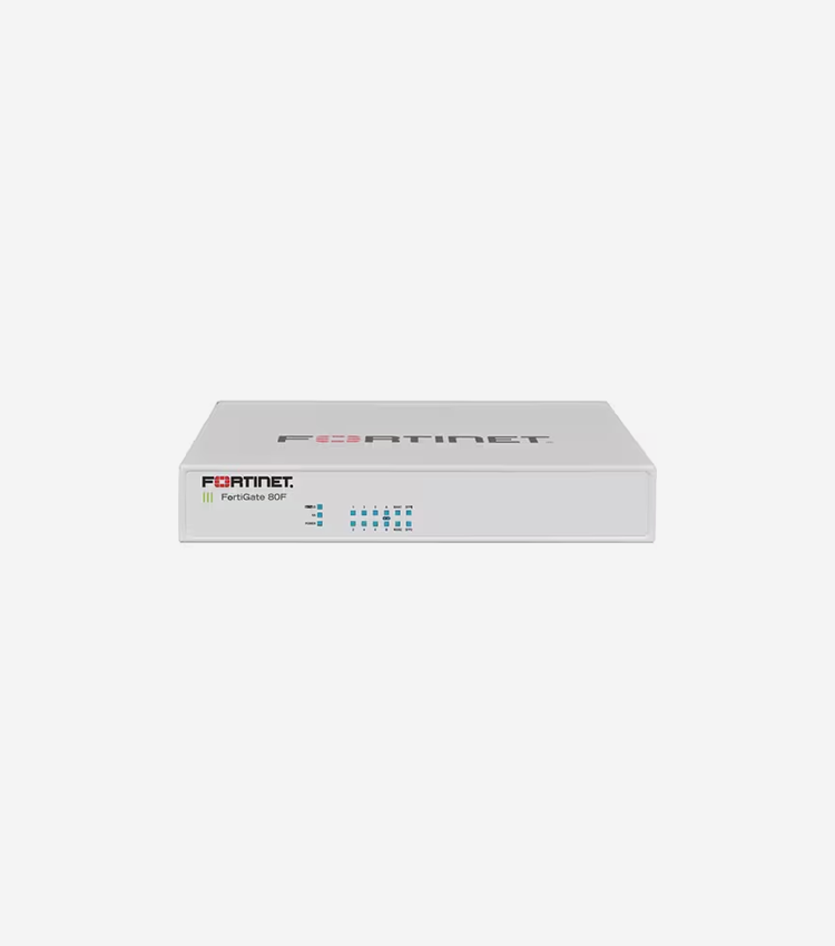 Fortinet FortiGate FG-80F Network Security/Firewall Appliance - 8 Port - 1000Base-T, 1000Base-X - Gigabit Ethernet - 10 Gbit/s Firewall Throughput - AES (256-bit), SHA-256 - 200 VPN - 8 x RJ-45 - 2 Total Expansion Slots - Desktop, Wall Mountable, Rack-mountable